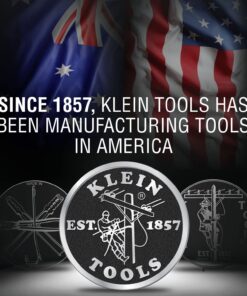 Klein Tools 5104VT Leather Bottom Bucket with Velcro Top Featuring Multiple Attachment Loops and Reinforced Bottom Velcro Closure 11 71pUf APxyL