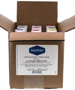 Alternative view of AmeriColor 12 Color Variety - Kit, Soft Gel Paste Food Coloring, 4.5 Ounce Bottles.