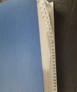 Smead Desk File/Sorter, Daily (1-31), 31 Dividers, Letter Size, Dark Blue (89294) 11 71pUzBNsp3L