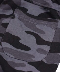 KISBINI Boy's Cotton Camouflage Sweatpants Sports Pants for Children 7 Iron Grey 16 71pWG7gDUmL
