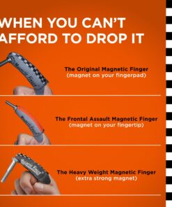 Magnetic Finger The Original Magnetic Finger Glove - Hold & Retrieve Any Small Ferrous Metal Object with Precise Control - Convenient Magnetic Pickup Tool Ideal for Tight Spots at Home or on The Job 13 71pWHZydL