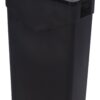 Carlisle FoodService Products 34202303 TrimLine Rectangle Waste Container Trash Can Only, 23 Gallon, Black 1 Pack 57 71pWWxhfoDL