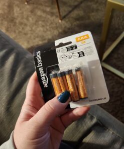 Amazon Basics 8-Pack AAA Alkaline High-Performance Batteries, 1.5 Volt, 10-Year Shelf Life 8 Count (Pack of 1) 30 71pWabKVmfL