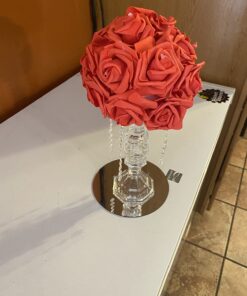 KUPOO 99 ft Clear Crystal Like Beads by The roll - Wedding Decorations (Colorful) 28 71pX MJojyL