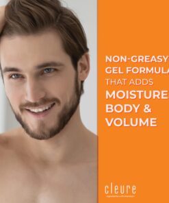 Cleure Lightweight Hair Styling Gel - Hypoallergenic, Fragrance Free for Edge Control to Tame Frizz with Medium Hold (8 fl oz, Pack of 1) 8 Fl Oz (Pack of 1) 7 71pX5q5kRUL