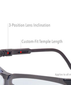 Howard Leight Shooting Sports Howard Leight by Honeywell Genesis Sharp-Shooter Shooting Glasses Combo Kit (R-01637),Clear/Amber/Vermillion,Large Clear/Amber/Vermillion Large 16 71pXVEZs1L