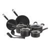 Amazon Basics Hard Anodized Non-Stick 12-Piece Cookware Set, Black - Pots, Pans and Utensils 18 71pXe8 52FL