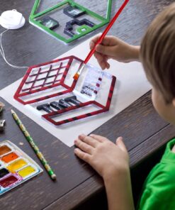 Bupelo Pixel Game Themed Decorations, 3 Pack Creeper & TNT Window Lights with Suction Cup Battery Operated, Miner Crafting Birthday Gift Decorations Lights, Kid's Bedroom Ornament Gaming Room Decor 30 71pXwLKxNL