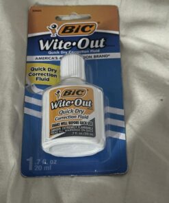 BIC Wite-Out Quick Dry Correction Fluid, 20 ml 25 71pY8v2A5VL