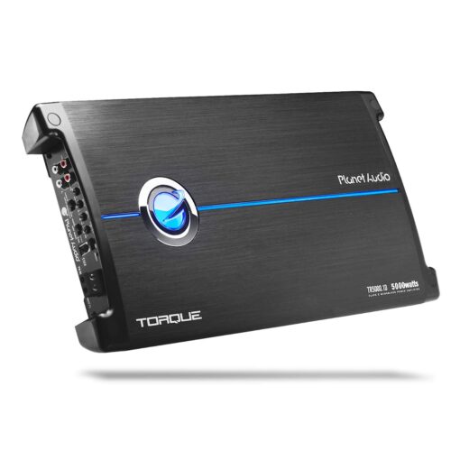 Planet Audio TR5000.1D Class D Car Amplifier - 5000 Watts, 1 Ohm Stable, Digital, Monoblock, Mosfet Power Supply, Great for Subwoofers 5000 Watt Monoblock