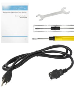 F2C Heat Press Combo 5 in 1 Heat Press Machine, Digital Multifunctional Sublimation Heat Transfer Machine Swing Away 360 Degree Rotation for T Shirts, Mug, Hat, Plate, Cap, Pattern Printing, 12"x15" 39 71pYhRsp1dL