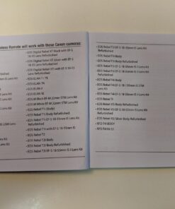 Amazon Basics Wireless Remote Control for Specific Canon Digital SLR Cameras, Black, 0.28" x 1.10" x 3.36" 38 71pYv3agMZL