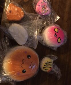 Huastyle 20pcs Squishies Toys Random Jumbo Medium Mini Slow Rising Kawaii Squishy Cake/Panda/Bread/Buns Phone Straps for Kids Stocking Stuffers Treasure Box Prizes Classroom 36 71pZq541RL