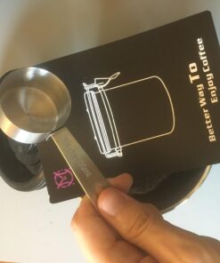 Magicafé Airtight Coffee Container Canister - CO2 Valve Coffee Container with Scoop for Ground Coffee Beans Storage Medium 16oz Stainless Steel 19 71pZvjTIsL