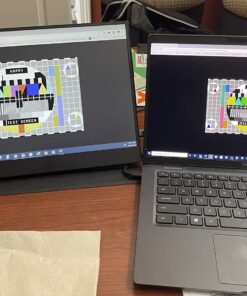 InnoView Portable Monitor for Laptop, 15.6 Inch FHD 1080P IPS Eye Care Screen with Stand 180° Adjustable, Dual Speaker Travel Monitor for Laptop PC MAC Phone PS5/4 Xbox Switch 23 71paaeNfowL