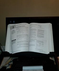 Adjustable Book Holder and Laptop Stand - Portable Aluminum Book Stand for Textbooks, Cookbooks, Recipe Books, and Tablets Black 43 71palrRXIbL