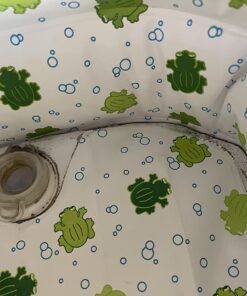 Mommy's Helper Inflatable Bath Tub Froggie Collection, White/Green, 6-24 Months Green, White 29 71pcZ97 MxL