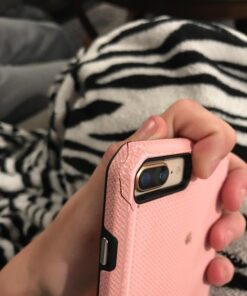 iPhone 8 Plus Case, iPhone 7 Plus Case, Slim Shock-absorbing Modern Slim Non-slip Grip Cell Phone Cases for Apple iPhone 7/8 Plus (Pink) Pink 14 71pcaWtODBL