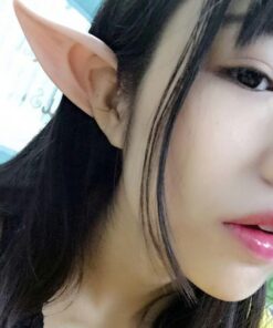 Secaden Cosplay Fairy Pixie Elf Ears Soft Pointed Ears Tips Anime Party Dress Up Costume Accessories (Long Style) Long Style 28 71pcqzgg64L