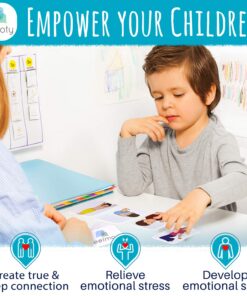 Speaking Cards: Emotion Cards for Kids | Feelings Cards Featuring Relatable Images | Therapy Cards Helping Kids Express Emotions | Conversation Tool for Therapists, Counselors, Teachers and Parents 9 71pcteXb3JL