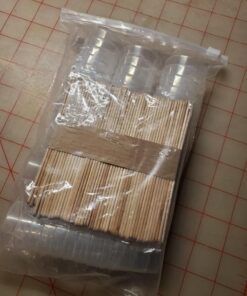 WXJ13 50 Pack 30ml Plastic Reusable Graduated Cups Transparent Scale Cups with 50 Pack Wooden Stirring Sticks for Mixing Paint, Stain, Epoxy, Resin 21 71pdCNwFbIL