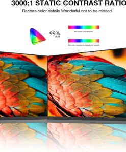 KOORUI 22 Inch Computer Monitor, FHD 1080P Desktop Display, 75HZ Ultra Thin Bezel/Eye Care/Ergonomic Tilt, HDMI VGA Ports LED Monitor for PC, VESA Mounting 22 INCH VA 1080p/75hz 27 71pdLzgPYL