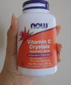 NOW Supplements, Vitamin C Crystals (Ascorbic Acid) Powder , Antioxidant Protection*, 8-Ounce 8 Ounce (Pack of 1) 29 71pdWzqhFwL