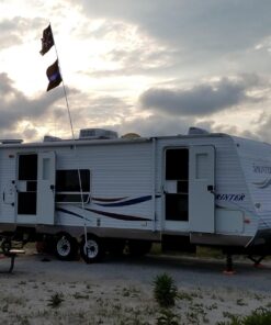 Flagpole-To-Go Portable Telescopic Aluminum Flagpole 20 ft. 24 71pe776bEYL