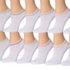 Tipi Toe Women's & Girls 12 Pairs Low Cut Athletic Sport Peformance Socks 6-8 Elegant Colorful Flair White 19 71peAWiXjOL