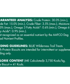 Blue Buffalo Wilderness Trail Treats High Protein Grain Free Crunchy Dog Treats Biscuits, Duck Recipe 10-oz Bag 10 Ounce (Pack of 1) 23 71pec0kZAZL