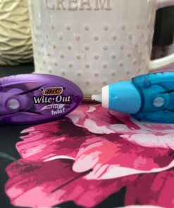 BIC Wite-Out Mini Twist Correction Tape, White, Tear-resistant, Compact and Film-Based Tape, 2-Count Pack (WOMTP21-WHI) (Packaging May Vary) 24 71peuCFkQL