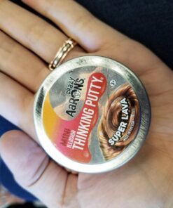 Crazy Aaron's Thinking Putty 2" Mini Tin (.47 oz) Super Lava - Soft Texture, Never Dries Out 33 71pf7zF82yL