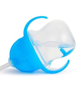 Munchkin® Any Angle™ Weighted Straw Trainer Cup with Click Lock™ Lid, 7 Ounce, Blue 1 Count (Pack of 1) 34 71pfvEa bL