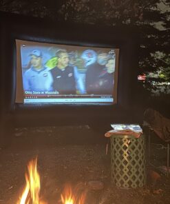 5G WiFi Bluetooth Projector, TOPTRO TR23 Outdoor Projector 1080P Supported 15000 Lumen, Mini Projector with 360 Degree Surround Sound, Dust-Proof, Projector Compatible with TV Stick, iOS, Android, PS5 Grey 43 71pgcETSBWL