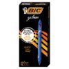 BIC Gel-ocity Quick Dry Blue Gel Pens, Medium Point (0.7mm), 12-Count Pack, Retractable Gel Pens With Comfortable Full Grip 12 Count (Pack of 1) 19 71pgkWhpmDL