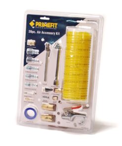 Primefit Pri-6044 IK1016S-20 Deluxe 1/4" Air Compressor Accessory Kit Including 1/4" Recoil Airhose 12 71ph4gBrG9L