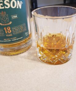 Amlong Crystal Lead-Free Double Old Fashioned Crystal Whiskey Glass - Classic Stylish Design – Perfect for Scotch, Bourbon, Cognac and Cocktail Glasses, 9 oz., Set of 4 With Gift Box Classic - 9 Ounce 23 71phQIu6NWL