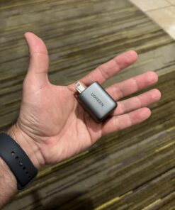 UGREEN 30W USB C Charger, Nexode Foldable GaN PPS Compact Fast Wall Charger Block, USB-C Power Adapter for iPhone 15 Pro Max/14/13, Galaxy S23 (Black) Black 50 71phdpMu3L