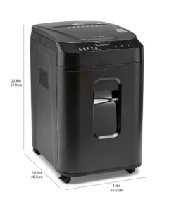 Amazon Basics 150 Sheet Autofeed Micro Cut Paper Shredder, Black 33 71phrwydh4L
