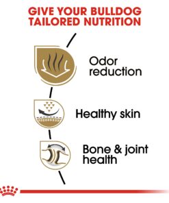 Royal Canin Bulldog Adult Dry Dog Food, 30 lb bag Chicken 30 Pound (Pack of 1) 23 71piNUX6yJL