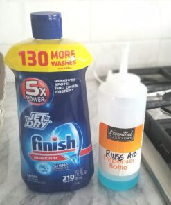 Finish Jet-Dry Liquid Rinse Aid, Dishwasher Rinse and Drying Agent, 23 fl oz, Packaging may vary Rinse Agent 28 71piX1jCMYL