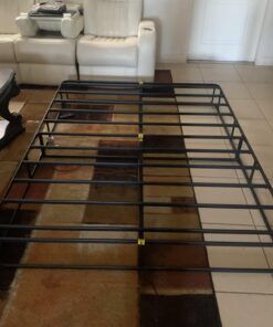 ZINUS 9 Inch Metal Smart Box Spring, Mattress Foundation, Strong Metal Frame, Easy Assembly, Queen Original 34 71piZ1zHUL