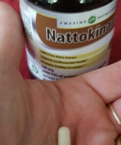 Amazing Formulas Nattokinase Dietary Supplement 100mg 90 Veggie Capsules Supplement | 2000 FU Enzyme Activity from Pure Nattokinase | Non-GMO | Gluten Free | Made in USA | Ideal for Vegetarians 90 Count 26 71piZVMHFyL