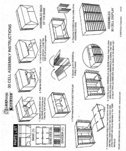 Pacon Classroom Keepers 30-Slot Mailbox, Blue (001318) 42 71piickew3L