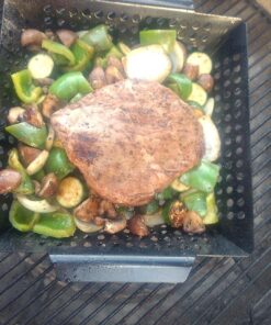 Cuisinart CNW-328 Non Stick 11-Inch, 11 x 11, Grill Wok, 11" x 11 Non-Stick Grill Wok, 11 x 11" 15 71pjNH0v9VL