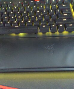 Razer Huntsman Elite Gaming Keyboard: Fast Keyboard Switches - Clicky Optical Switches - Chroma RGB Lighting - Magnetic Plush Wrist Rest - Dedicated Media Keys & Dial - Classic Black 36 71pknmFrjQL 2