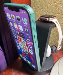 Charging Station for Multiple Devices,3 in 1 Fast Charging Station Dock for iPhone Series 14 Pro Max/13/12/11/X/8 Plus,for Airpods,DUMTERR Desk Wireless Charger for Apple Watch 8/Ultra/7/6/SE/5/4/3/2 black 43 71pl948YS L