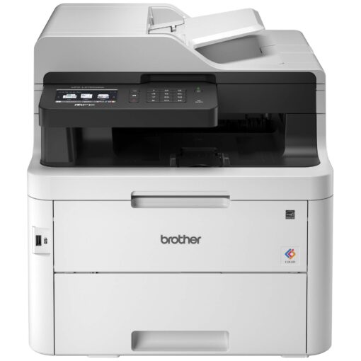 Brother MFC-L3750CDW Compact Digital Color All-in-One Printer Providing Laser Quality Results with 3.7" Color Touchscreen, Wireless and Duplex Printing (MFCL3750CDW), White New Model: MFCL3750CDW