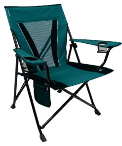 Kijaro XXL Dual Lock Portable Camping Chair - Supports Up to 400lbs - Enjoy The Outdoors in a Versatile Folding Chair, Sports Chair, Outdoor Chair & Lawn Chair Cayman Blue Iguana 17 71plMO9TDVL 1