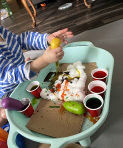 Learning Resources Jumbo Colorful Eyedroppers - Set of 6 with Stand, Ages 3+, Science Class Tools, Preschool Science, Sensory Accessories,Droppers for Kids,Back to School Supplies Eyedropper 24 71plgwavlvL